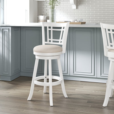 Henock Swivel Upholstered Counter Stool
