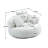 Jaquarion 42.52'' Wide Compression Barrel Chair-1334686033