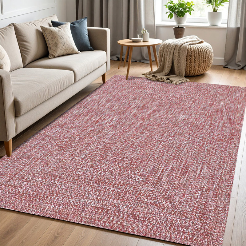 Rectangle Giamo Area Rug with Non-Slip Backing