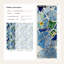 Papier peint double mosaïque bleu