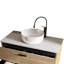 , Lavabo en céramique blanc brillant moderne - teinture et chaleur, facile à essuyer, forme ronde pour, dimensions de 15,24 po, 17,33 lb, maisons contemporaines appropriées