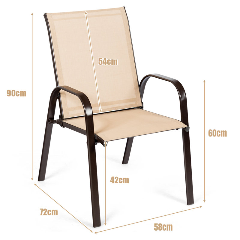 Edwardsport Patio Dining Armchair, Brown