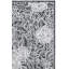 Tapis floral noir / ivoire en coton et coton touffeté à la main Chrishaunda-1071194495