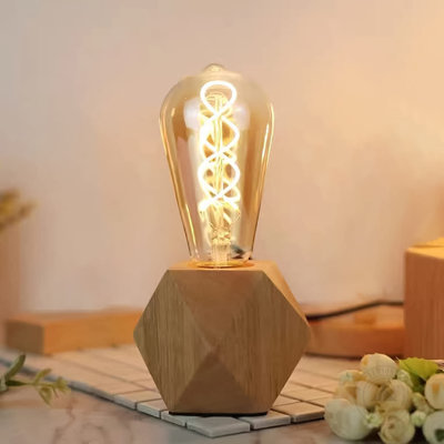 Alta Adjustable Solid Wood Architect Lamp Lamp