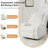 Ameiah Upholstered Beige Corduroy Manual Push Back Recliner Chair with Wingback-1701807842