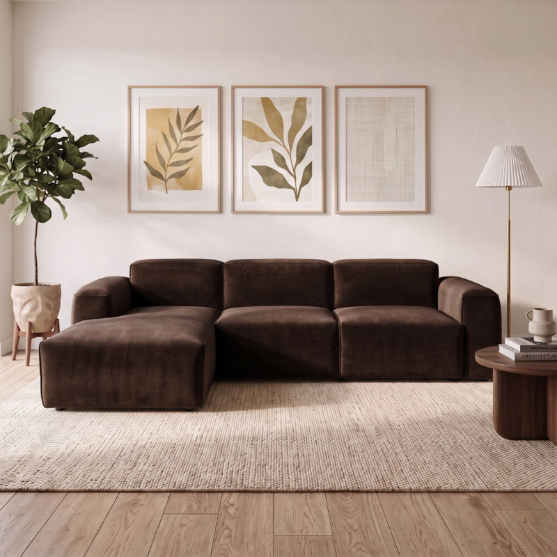 3 Seater Sofa Bed, Left Hand Facing