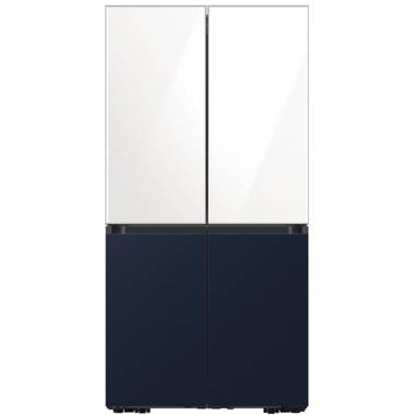 Samsung RF29BB8900AC 36 Inch Freestanding Smart 4-Door French Door  Refrigerator with 29 cu. ft. Capacity, 4 Shelves, Gallon Bins, FlexZone  Drawer, Family Hub, Twin Cooling+, Beverage Center, Dual Ice Maker, and  ENERGY