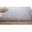 Vintage Leather Hand Woven Leather/Jute/Cotton Rug in Beige/Gray/Blue-1543843080