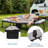 Camping Cot with Comfortable Mattress for Adults, Extra Wide Cots for Sleeping, Folding Cot Camping Bed Max Load 400LBS for Travel Tent Day Bed Outdoor Home Guest Office Nap-889285266