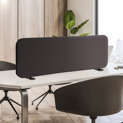 Standing Desk Divider, Portable Desk Partition for Office, Student, Counter Top, Anti-Scratch, 48"x18", Iron