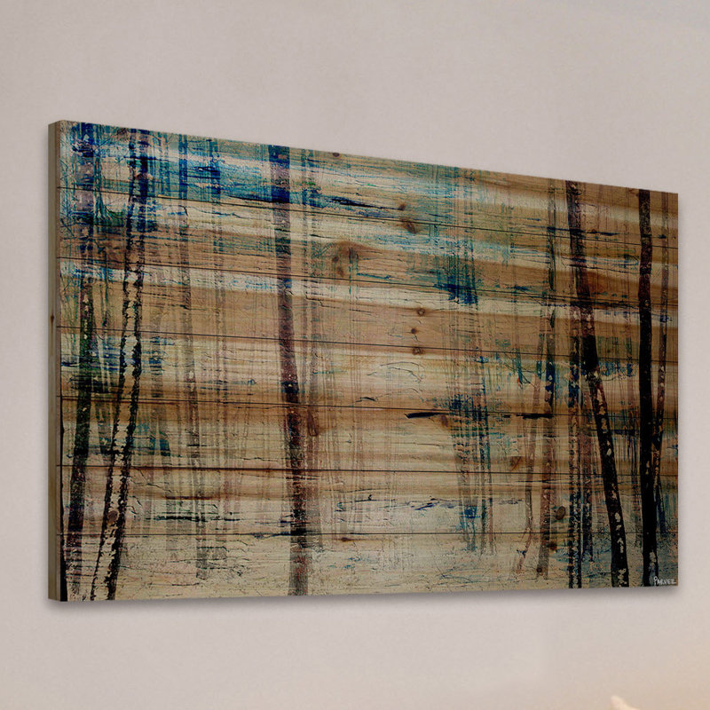 «Splash Of Blue Sky» par Parvez Taj - impression sur bois, H 30 po x l 45 po x P 1,5 po