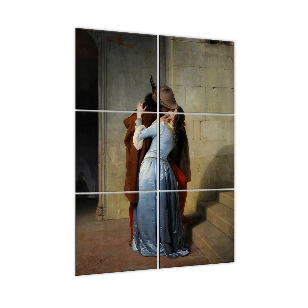 6-tlg. Poster-Set The Kiss von Francesco Hayez