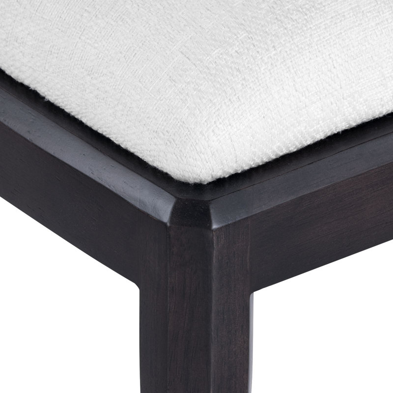 Philippe Upholstered Dining Chair, Midnight Arabica