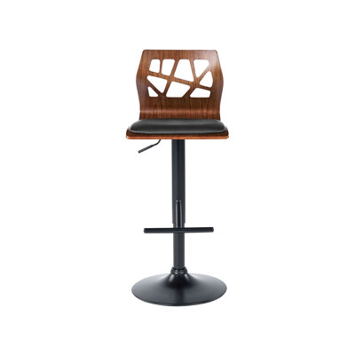 Jonesboro Swivel Upholstered Adjustable Height Counter Stool with Metal Frame