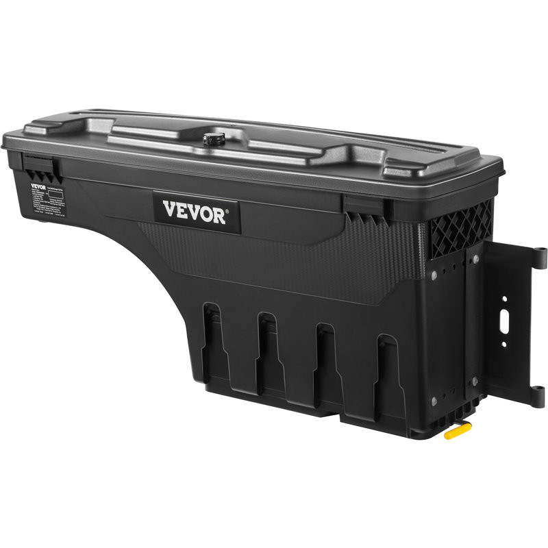 17 Stories Truck Bed Storage Box, Lockable Lid