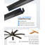 Ventilateur de plafond 84/96 pouces avec lumières et télécommande, avec 8 pales en aluminium, fonctionne avec Alexa-1682457887-1684958071