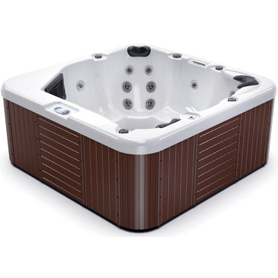 Spa Luxuria Spas 6 - Personne 57 - Jet acrylique rectangulaire avec ozonatorin moka