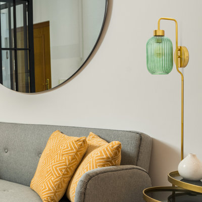 Gracieleigh Iron Plug-in Armed Sconce