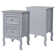 Authement 2 - Drawer End Table Storage Cabinet (Set of 2)