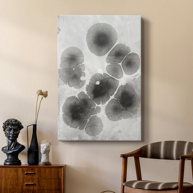 Marbling V -Custom Wrapped Gallery Cavas, 18" H x 12" W