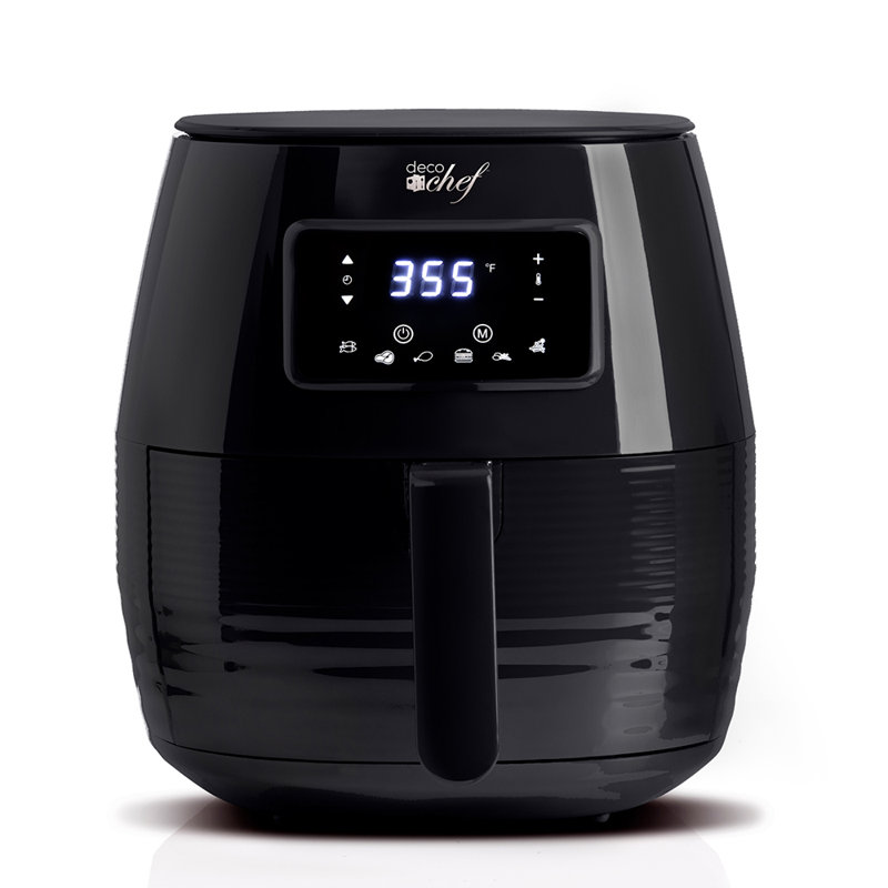 Deco Chef 5.8 Quarts Air Fryer, Black