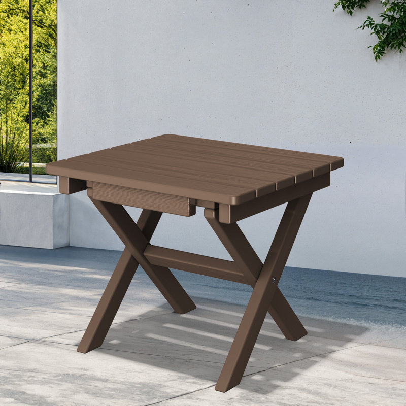 Table d'appoint Kahn, Brun