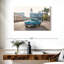 Voiture cubaine bleue Mehar-107853164