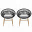 Chaise d'extérieur en osier de style papasan-532937980