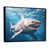 Black Floater Framed