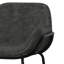 Tabouret de bar contemporain en similicuir avec siège et dossier rembourrés Mira-1331561246