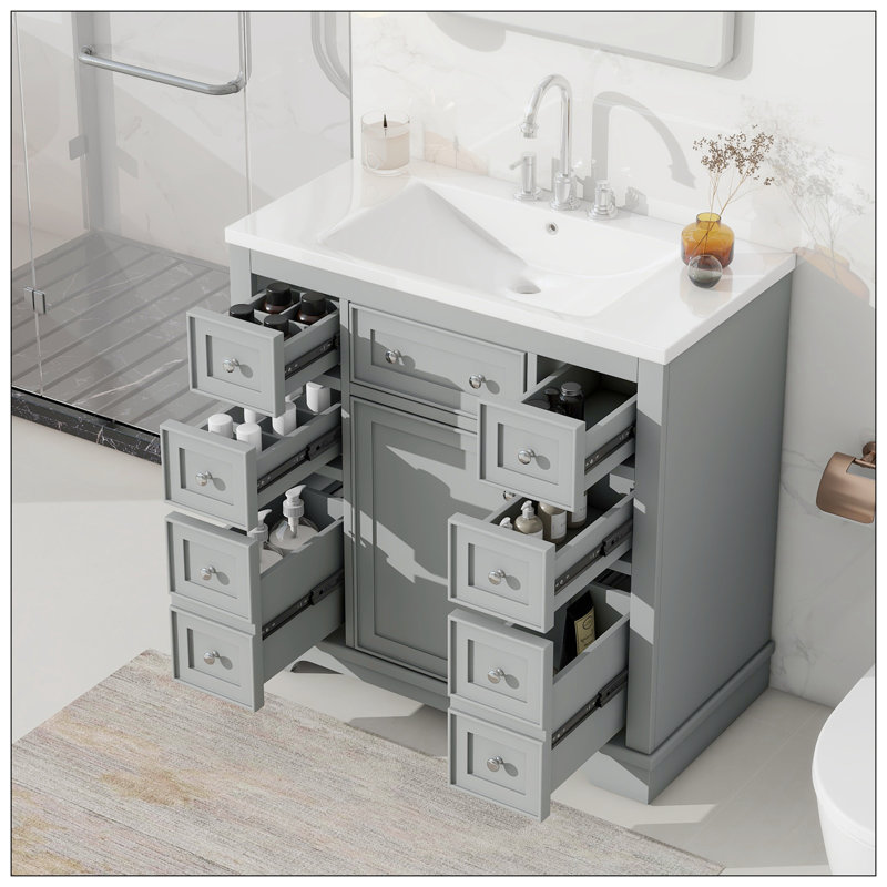 Boush Bathroom Vanity with Top