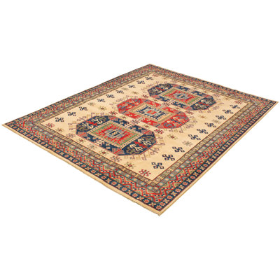 One-of-a-Kind 8'1" X 10' New Age Wool Area Rug in Ivory