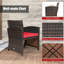 Ensemble de conversation en osier / rotin pour 2 personnes avec coussins-2099871025