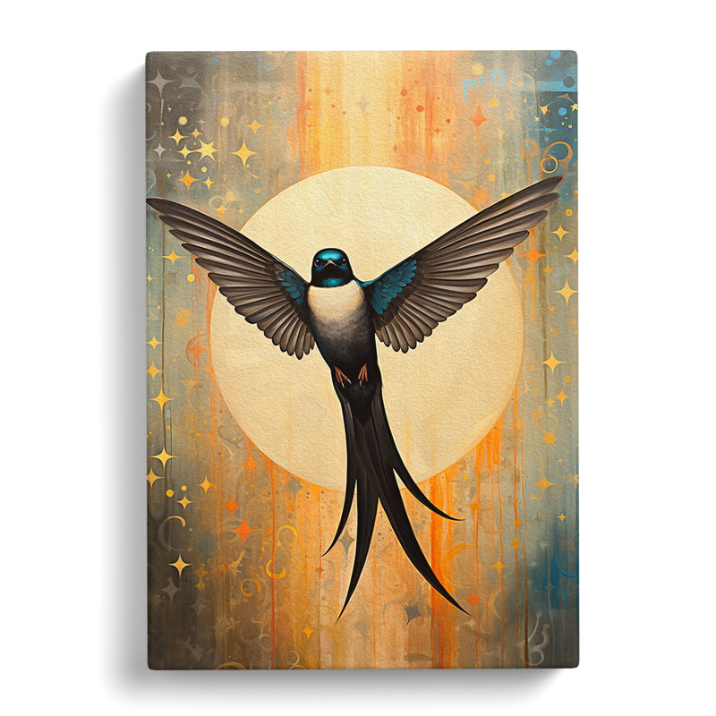 Swallow - Wrapped Canvas