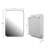 16X24 Inch Recessed Metal Framed Medicine Cabinet With Mirror And Adjustable Shelves Wall Mirror With Storage For Bathroom-1007283946