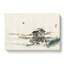 Cottage in the River by Kono Bairei - Wrapped Canvas-55317503