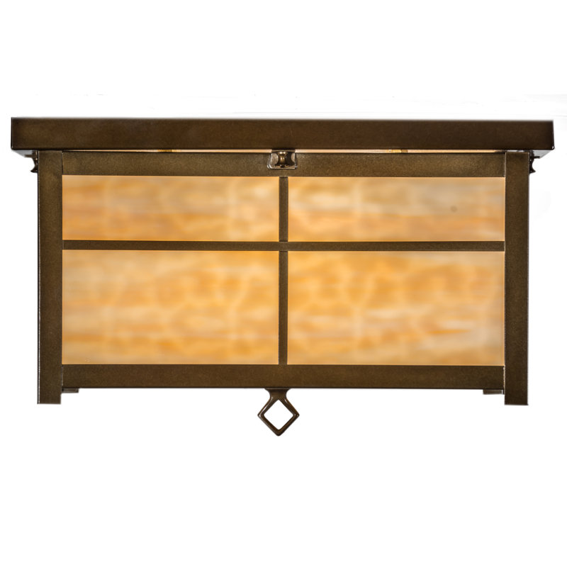 Plafonnier encastré 4 lumières 21,25 po, Beige