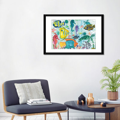 « tropical subaquatique v », impression sur toile