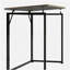 Bureau pliant peu encombrant, gris