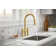 Kinzie 2-Handle Bridge Kitchen Faucet with Pull-Down Sprayer
