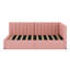 Lit de jour simple tapissier avec 2 tiroirs de rangement-2109996045