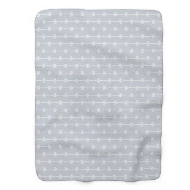 Style neutre - couverture en sherpa de qualité supérieure 1 pièce, L 60 po x L 80 po