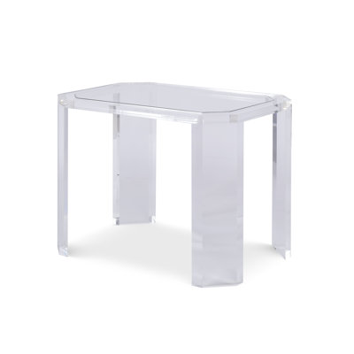 Glass End Table