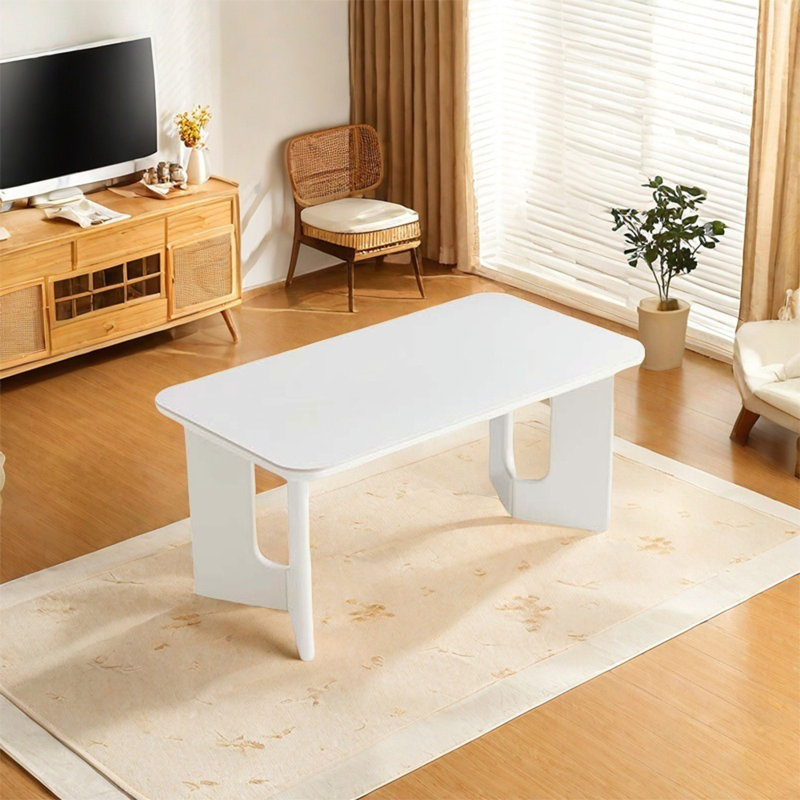Table de salle à manger blanche, H 29,33 po x L 55,11 po x l 33,46 po