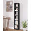 Bookcase, Tall Narrow Bookshelf, Wooden Bookcase with Open Storage Shelf, for Living Room, Home Office, Bedroom-373254591-378721576