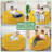 7ft Pre-filled Memory Foam Bean Bag Chair-276360959-275931867