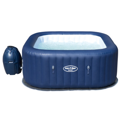 Home Loft Concept 6 Person 120 - Jet Plastic Square Inflatable Hot Tub