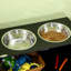 Armoire de rangement pour nourriture magnétique pour chien et station d'alimentation pour chien, noir-130603359
