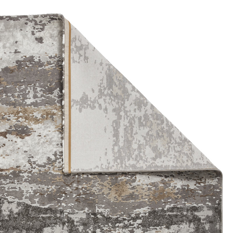 Hanahan area rug Machine Woven Rectangle Grey, Rectangle 120 x 170cm