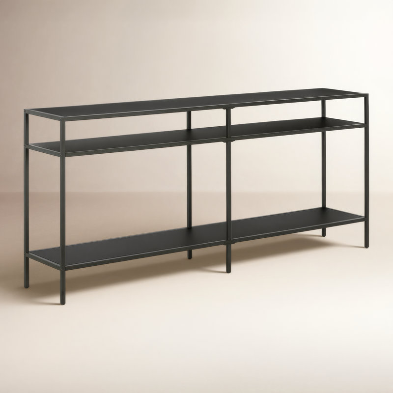Console Gibbs 55 "-64", H 29 po x l 64 po x P 12 po, Bronze noirci